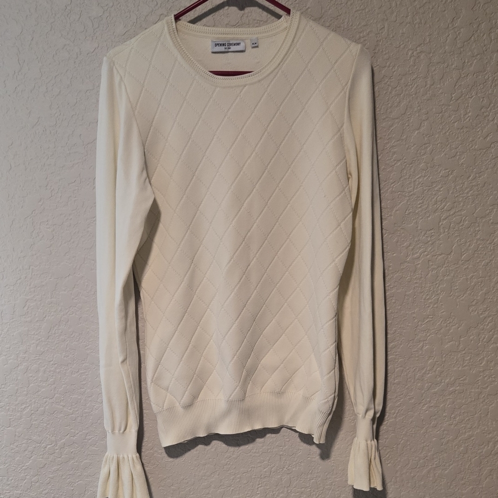 Opening Ceremony White Knit Sweater